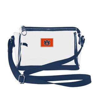 New Auburn Tigers Stadium Approved Small Clear Handbag w/Shoulder Strap, Bag